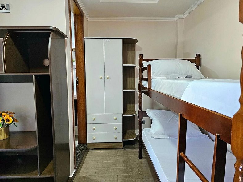 Apartamento Centro de Foz para até 8 pessoas - Diárias a par